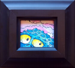 peeking