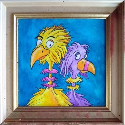 Two Happy Birds